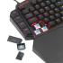 Redragon K585 DITI One-Handed 42 Keys RGB Mechanical Type-C w/ 7 Onboard Macro Keys Detachable Wrist Rest